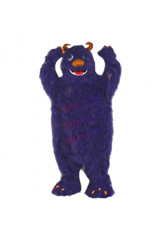 Hot sale Cute Cartoon Character Adult Blue Monsters Dress cosplay Halloween Party Costume