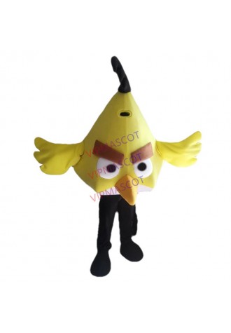 Hot sale Foam Cartoon Character Adult Bird Yellow Character Dress cosplay Halloween Party Costume
