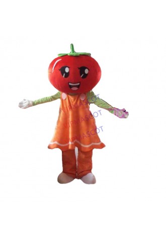 Hot sale Cute Adult New Tomato Girl Mascot Costume fruit mascot costume Fancy Dress Outfit Adult Size
