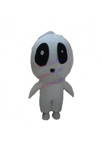 Hot sale Cute Adult cute white monster mascot mascot costume fancy dress party costumes adult size