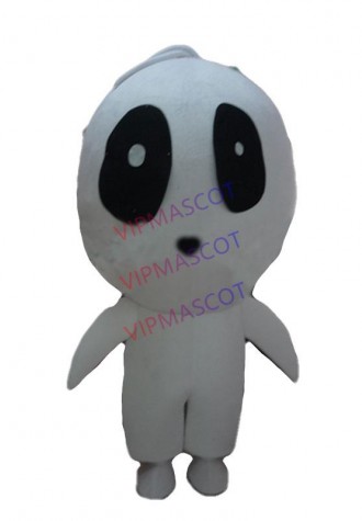 Hot sale Cute Adult cute white monster mascot mascot costume fancy dress party costumes adult size