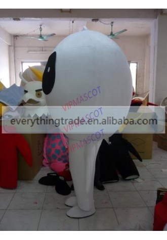 Hot sale Cute Adult cute white monster mascot mascot costume fancy dress party costumes adult size