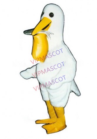 mascot  cute white pelican with fish mascot costume adult Anime Cosplay DRESS Cartoon pelican carnival mascotte fancy kits