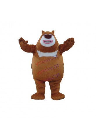 fat brown bear mascot costumes