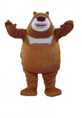 fat brown bear mascot costumes
