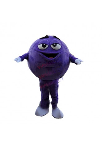 mascot purple chocolate beans mascot costume custom fancy costume anime cosplay kits mascotte cartoon  fancy dress