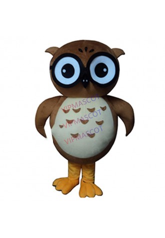 Owl Mascot Costume Cartoon Fancy Dress Suit Mascot Costume Free Ship Adult