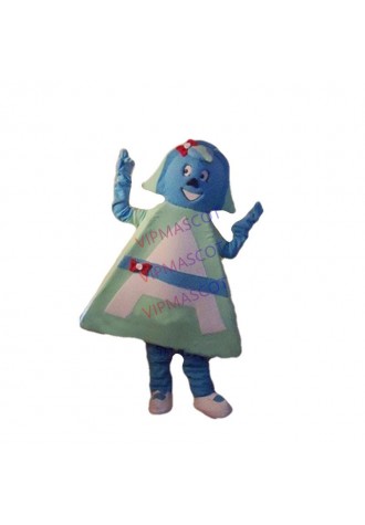 New Fancy Anime Cosply Dress Letter A girl Mascot Costume Adult Size Birthday Carnival Theme Mascotte Fancy Dress Suit Kits 1712