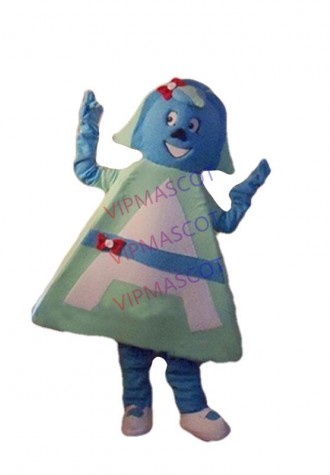 New Fancy Anime Cosply Dress Letter A girl Mascot Costume Adult Size Birthday Carnival Theme Mascotte Fancy Dress Suit Kits 1712
