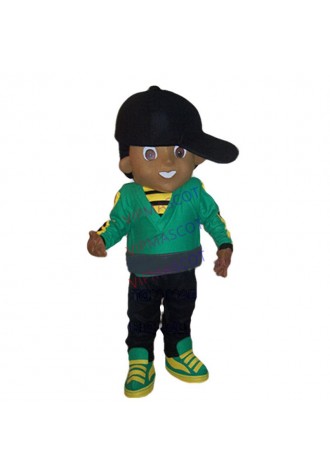 Black Hat Boy Mascot Costume Adult Cartoon Character Anime Cosply Costumes Birthday Party Carnival Mascotte Fancy Dress 1759