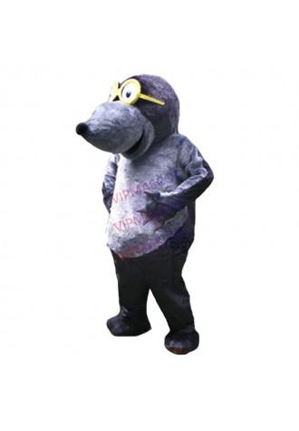 New Anime Cosply Costumes Purple Mole Mascot Costume Adult Cartoon Character Wild Mole Theme Carnival Mascotte Fancy Dress 1880