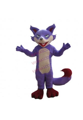 Anime Cosply Costumes Purple Fox Mascot Costume Adult Cartoon Character Cunning Fox Theme Mascotte Fancy Dress Suit Kits 2026
