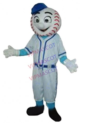 Mr Met Baseball mascot costume adult Sport Theme Cartoon Character carnival anime cosply costumes mascotte fancy dress kits 2016