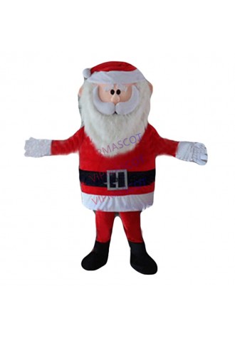 promotion newly customized Christmas santa claus mascot costume adult size cartoon holiday theme carnival fancy dress 2588