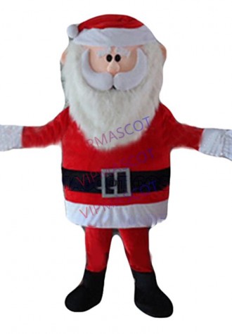 promotion newly customized Christmas santa claus mascot costume adult size cartoon holiday theme carnival fancy dress 2588