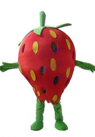 strawberry mascot costume factory wholesale new hot custom cartoon strawberry fruit theme anime cosplay costumes carnival 2877