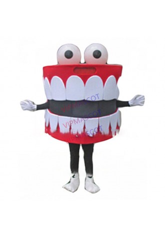 teeth mascot costume hot sale cartoon mouth tooth dental health theme anime cosplay costume carnival fancy dress kits 2834