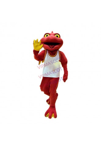 Red Frog Mascot Costume Adult Anime Cosply Costumes Frog Theme Carnival Mascotte Fancy Dress Kits for College School 2024
