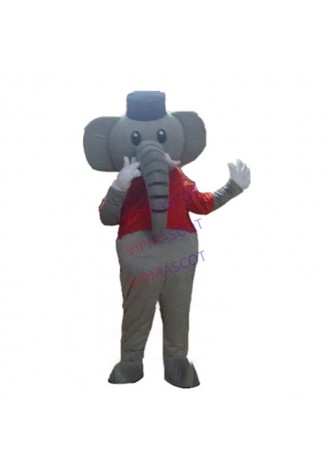 grey elephant mascot costume cute elephant custom cartoon character cosplay carnival costume 3030