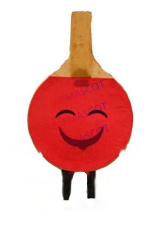 Ping pong paddle mascot costume mascot custom adult size cartoon character cosplay carnival costume 3348