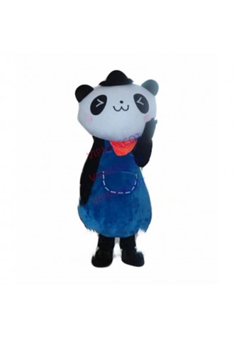 panda girl mascot costume custom adult size cartoon character cosplay carnival costume 3314