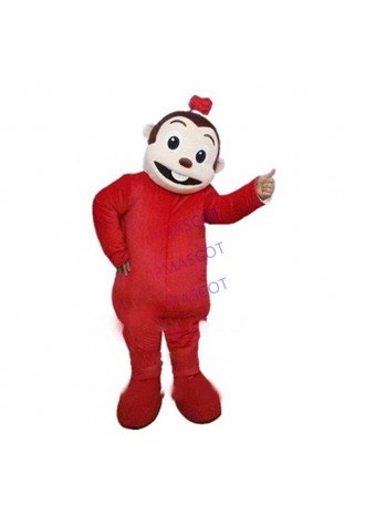 red monkey mascot costume custom cartoon character cosplay adult size carnival costume 3147