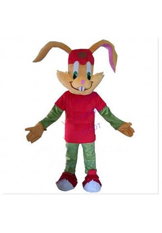red rabbit mascot costume red bunny custom adult size cartoon character cosplay carnival costume 3391
