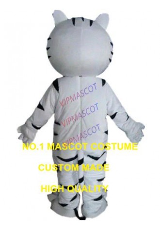 white cat mascot costume adult size custom cartoon character cosplay carnival costume 3270