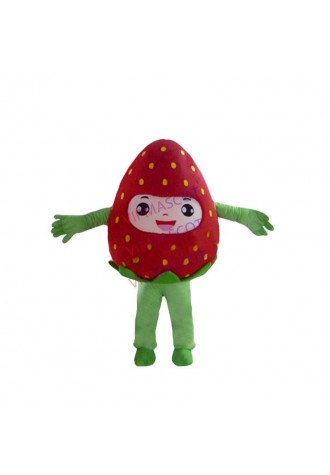 strawberry mascot costume red strawberry custom cartoon character cosplay adult size carnival costume 3462