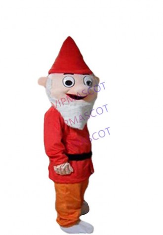 Red One Seven Dwarfs Mascot Costume from the Snow White Fancy Dress Party Adult Children Size New Style Factory Direct Sale
