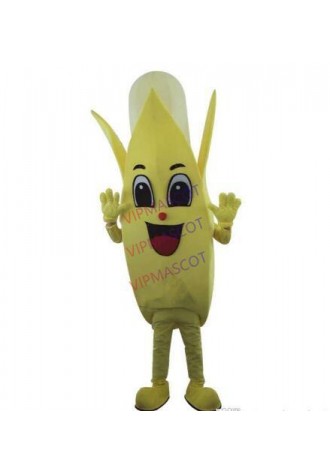Banana mascot costume fruit Vegetables Costume outfit adult Size christmas Halloween Outfit Fancy Dress Suit Fast shipment
