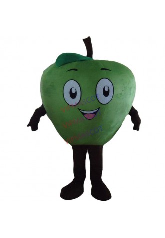 Carnival Costume Little Green Apple Mascot Costume Adult Size Free Shipping
