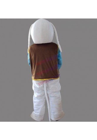 Professional Brown Vest Dog mascot costume animal cartoon costume adult party fancy dress mascot costume free shipping