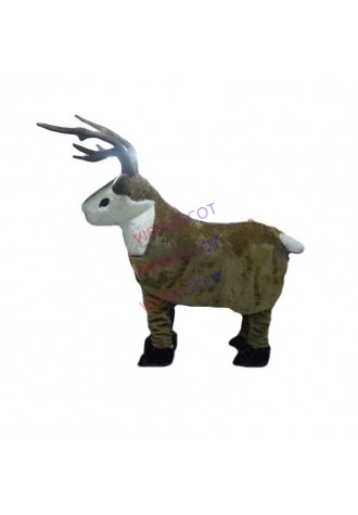 High quality EVA Material Two people wear deer Mascot Costume Cartoon Apparel Halloween Birthday Cosplay 605