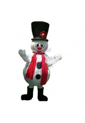 Can be washed with water High quality EVA Material snowman Mascot Costumes walking cartoon Apparel Custom made Adult Size 050