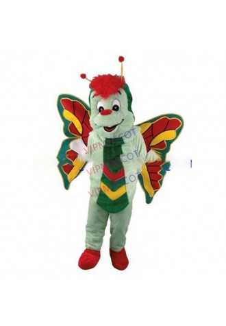 Rapid MaKe Can be washed with water High quality EVA Material Green Butterfly Mascot Costumes cartoon Apparel Cosplay 344