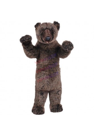 The cutest EVA Material Helmet grizzly bears Mascot Costumes Crayon Cartoon Apparel Birthday party Masquerade 975
