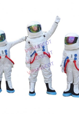 Space Suit Mascot Costume Astronaut Mascot Costume with Backpack Glove,shoes Engineering Costume  Career play Free Shipping