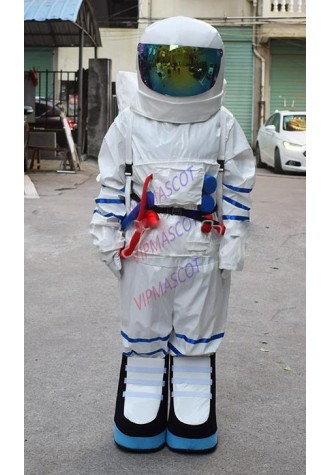Space Suit Mascot Costume Astronaut Mascot Costume with Backpack Glove,shoes Engineering Costume  Career play Free Shipping