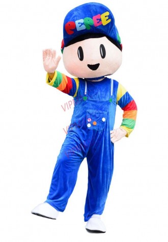 Professional New Style Pepee Mascot Costume boy mascot costume Fancy Dress outfit with free shipping