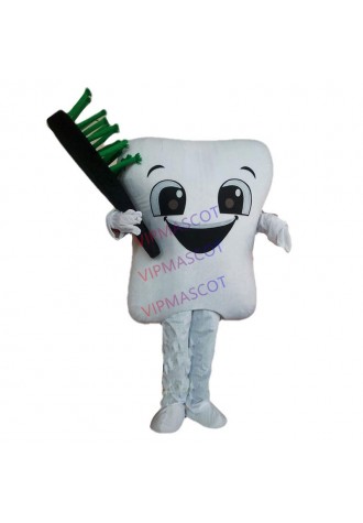 Tooth Mascot Costume Doctor of Teeth Party Dental Care Character Mascot Dress&amp,Amusement Park Outfit Health Education