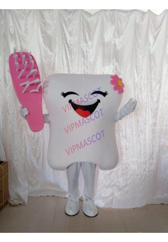 Tooth Mascot Costume Doctor of Teeth Party Dental Care Character Mascot Dress&amp,Amusement Park Outfit Health Education