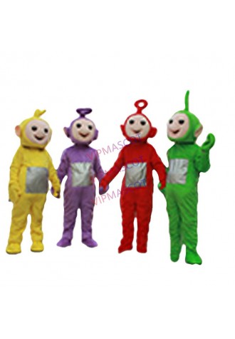 Adult Cute Teletubbies Mascot Costume Multiple Color Fancy Dress Festive Clothing Adult Cute Halloween Teletubbies Mascot