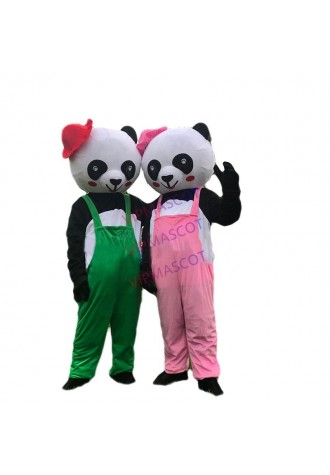 Chinese Giant Panda Mascot Costume Christmas Cosplay Mascot Panda Animal Mascot Costume for Adult