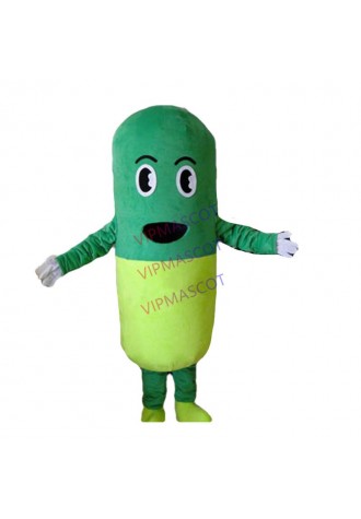 Mascot Daily Pill Capsules Mascot Costume Adult Size Cartoon Pill Theme Anime Cosplay Costumes Carnival Fancy Dress Costume