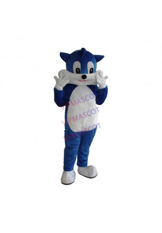 Blue Cat Mascot Costume Cat Mascot Costume Fancy Dress Christmas Cosplay for Halloween party event