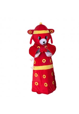 Dog Mascot Character Costume Mascotte Fancy Dress Suit Cartoon Mascot Fancy Dress Christmas Cosplay for Halloween party event