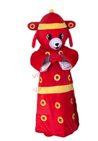 Dog Mascot Character Costume Mascotte Fancy Dress Suit Cartoon Mascot Fancy Dress Christmas Cosplay for Halloween party event