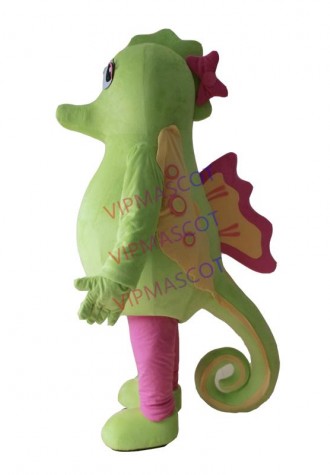 Sea Horse Mascot Costume Cosplay Outfits Adult Size Cartoon Mascot costume For Carnival Festival Commercial Dress
