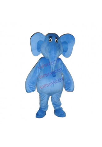 Blue Elephant Costume Cosplay Outfits Adult Size Cartoon Mascot costume For Carnival Festival Commercial Dress